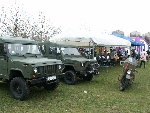 Drugim co do rodzaju pojazdów prezentowanych w Parku Bródnowskim, zaraz za motorami, były... Wojskowe honkery